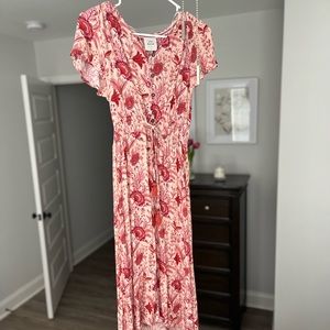 Pink Floral Dress